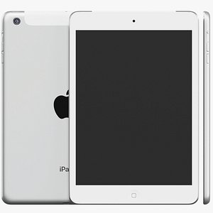 Apple iPad mini 1st 2012 tablet wifi and cellular 3D model