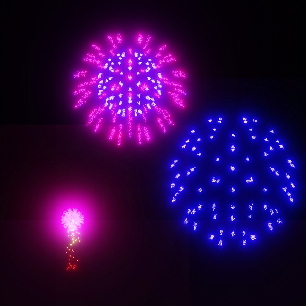 Fireworks 3d Models For Download Turbosquid