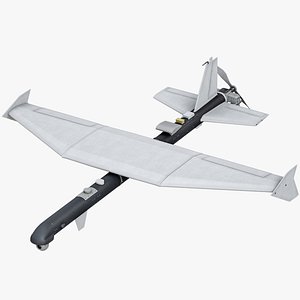 Baykar Sivrisinek Intelligent Loitering Munition UAV PBR 3D