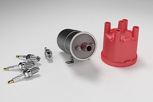 igniter coil glowplug 3D model