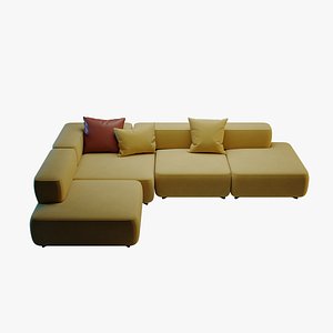 Alphabet Corner Sofa by Fritz Hansen