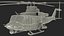 Bell UH1Y Venom Helicopter Rigged for Modo