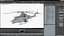 Bell UH1Y Venom Helicopter Rigged for Modo