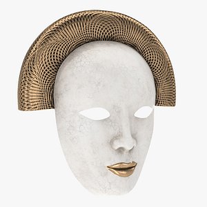 Old Chinese Mask 3D