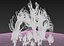 3D alien forest tree model