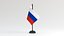 Bandeira de mesa Rússia