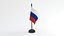 Bandeira de mesa Rússia