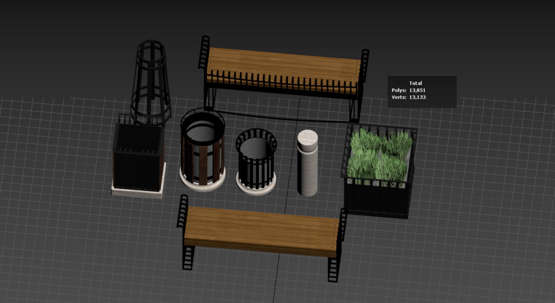 3D Exterior Street Furniture and Urban Elements Pack Low Poly Models model https://p.turbosquid.com/ts-thumb/0P/sgRyL8/dn/untitledproject20260729t003311.133/jpg/1785272580/1920x1080/fit_q87/11e1139ebfb88afcbf09c6af476b02320203643c/untitledproject20260729t003311.133.jpg