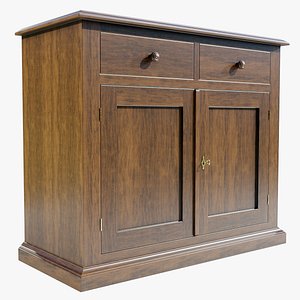 3D Classic Low Cabinet model