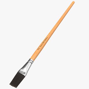 3d paint brush flat 4