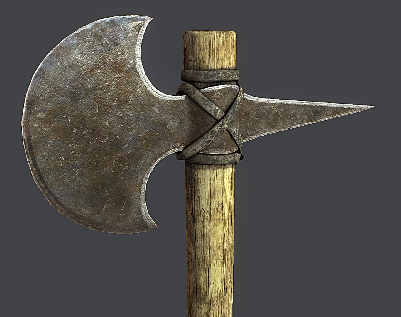 greek hoplite axe pick 3d 3ds