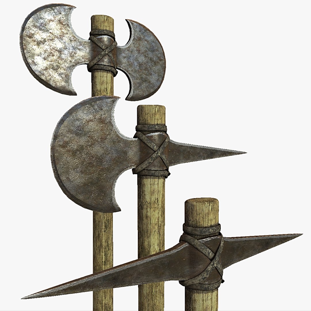 greek hoplite axe pick 3d 3ds