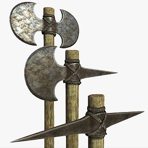 greek hoplite axe pick 3d 3ds