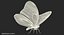 monarch butterfly rigged 3D model