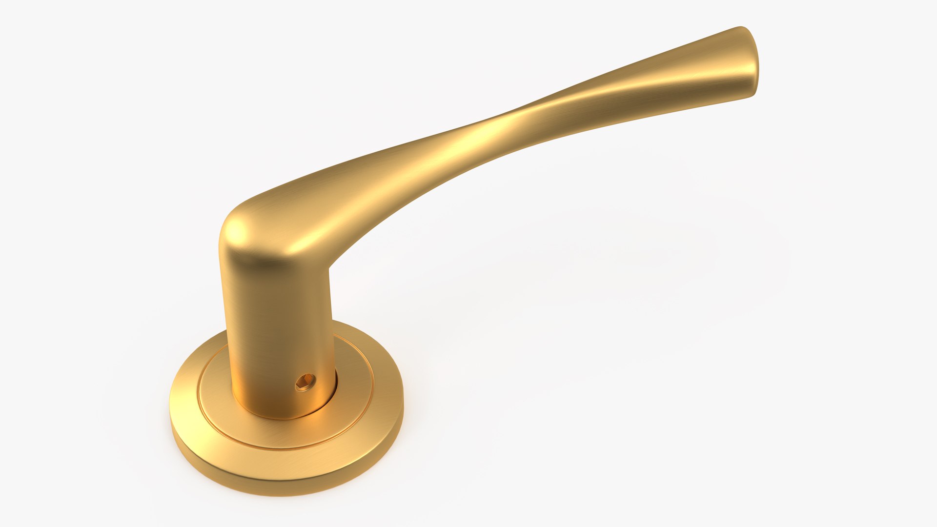 3D Model Gold Door Handles Separate TurboSquid 1997577