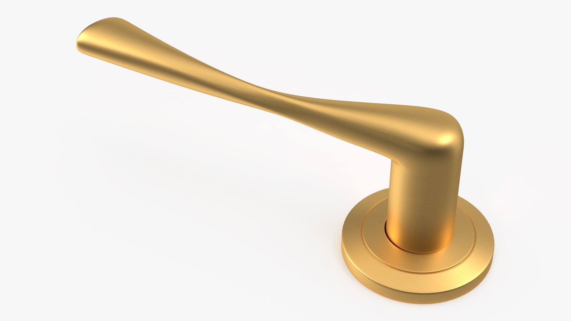 3D Model Gold Door Handles Separate TurboSquid 1997577