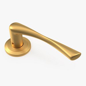 3D model Gold Door Handles Separate