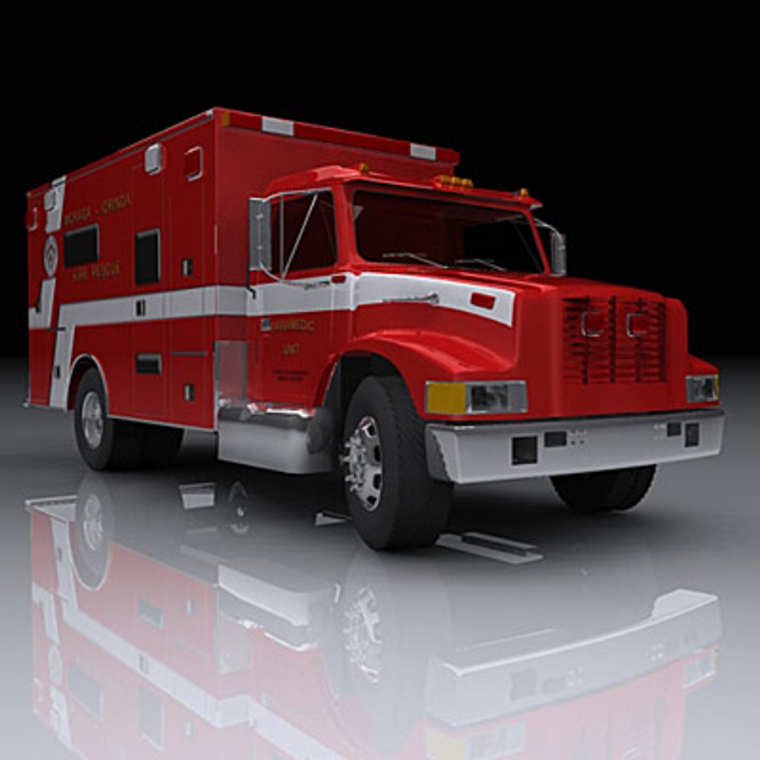 Rescue Van 3d Model