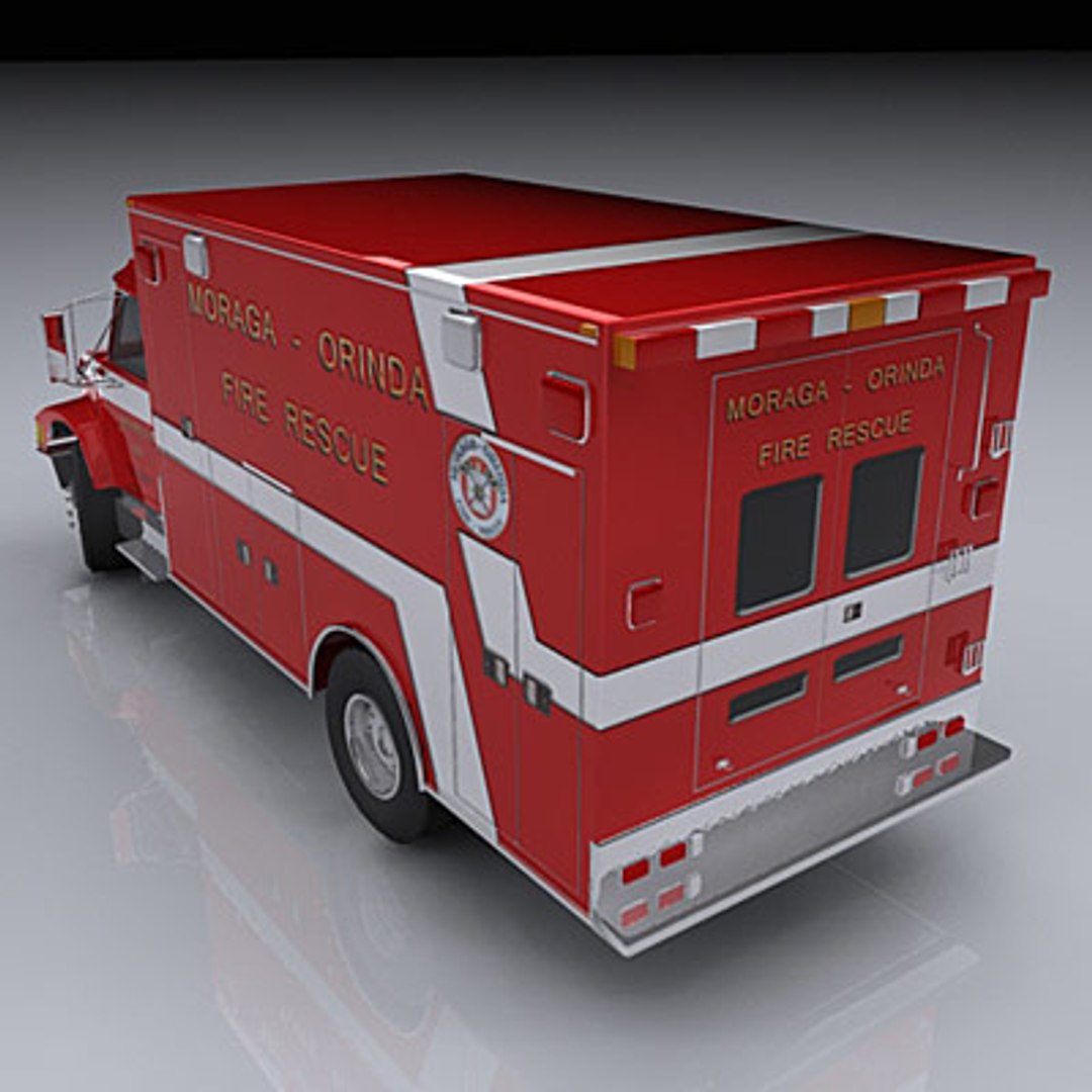 Rescue Van 3d Model