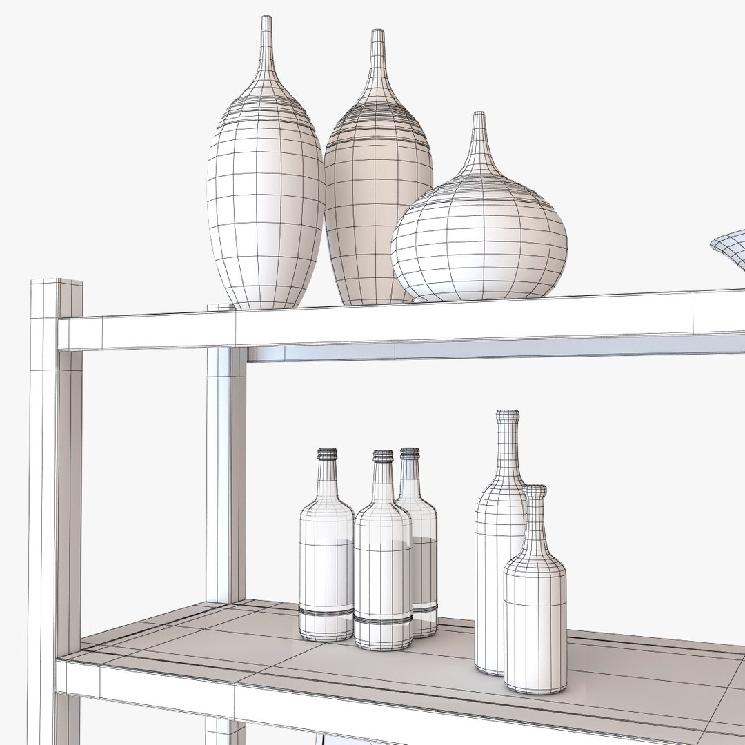 Decorative Set 1 3d Model