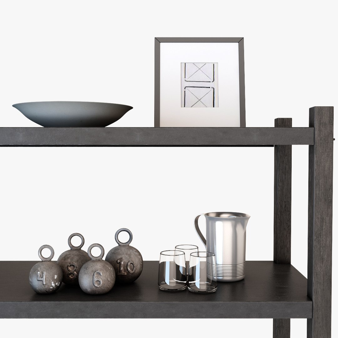 Decorative Set 1 3d Model