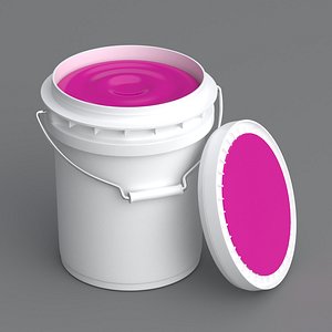 5L paint bucket Pink