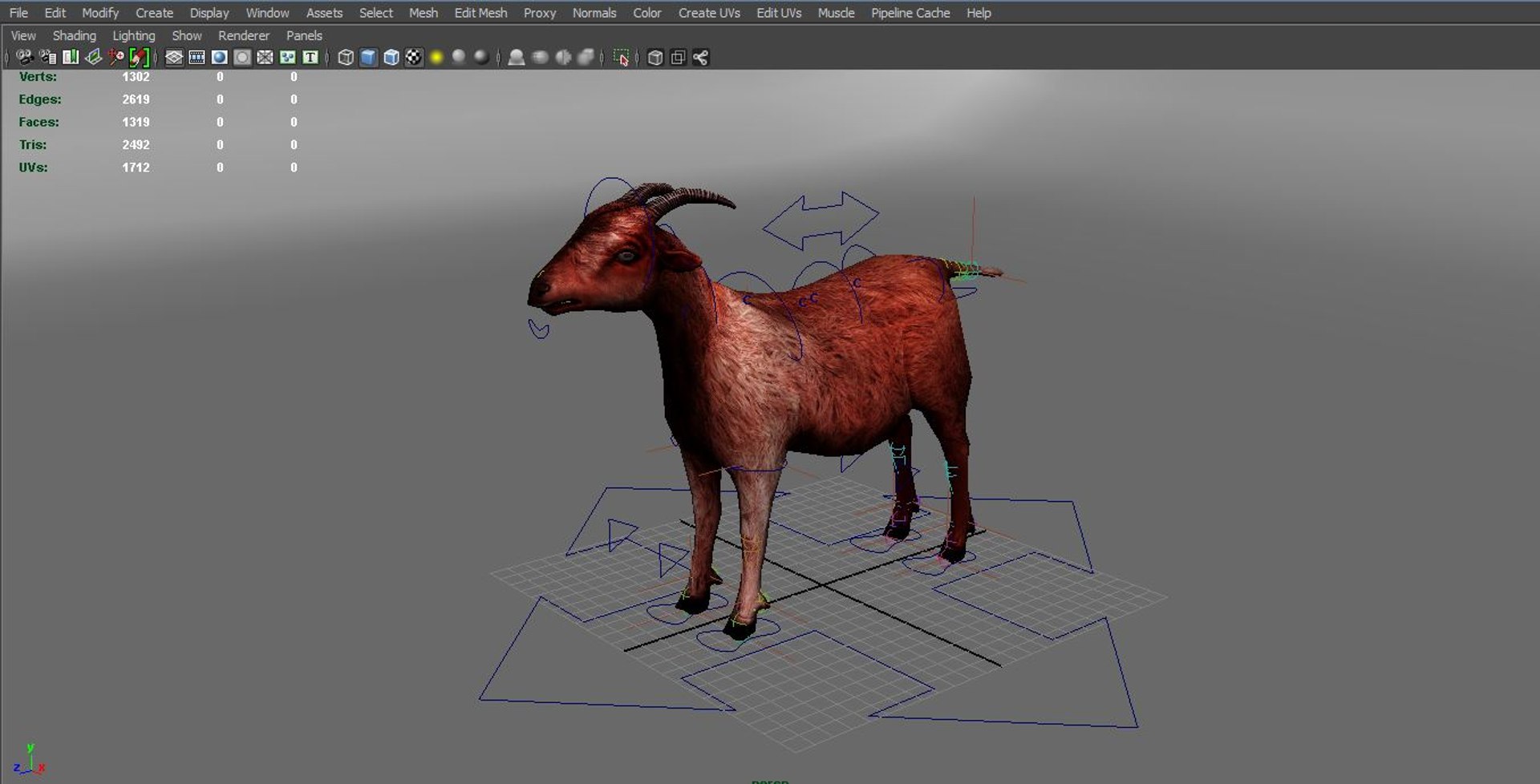 goat rigged max