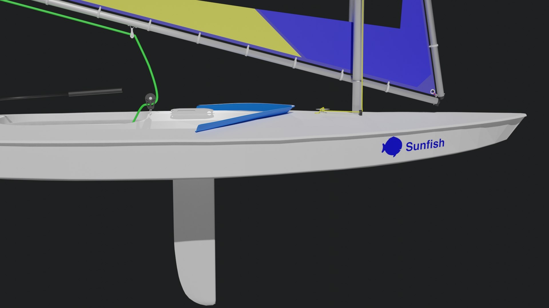 sunfish sailboat model