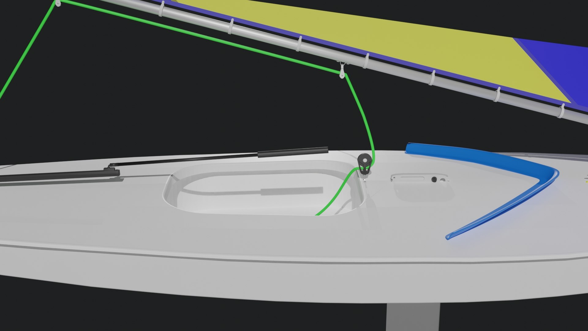 sunfish sailboat model