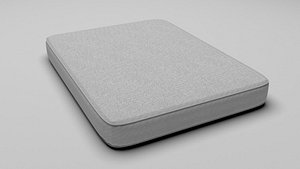 free queen mattress 3d model