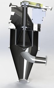 0-500 MICRONIZED DYNAMIC SEPARATOR 3D model