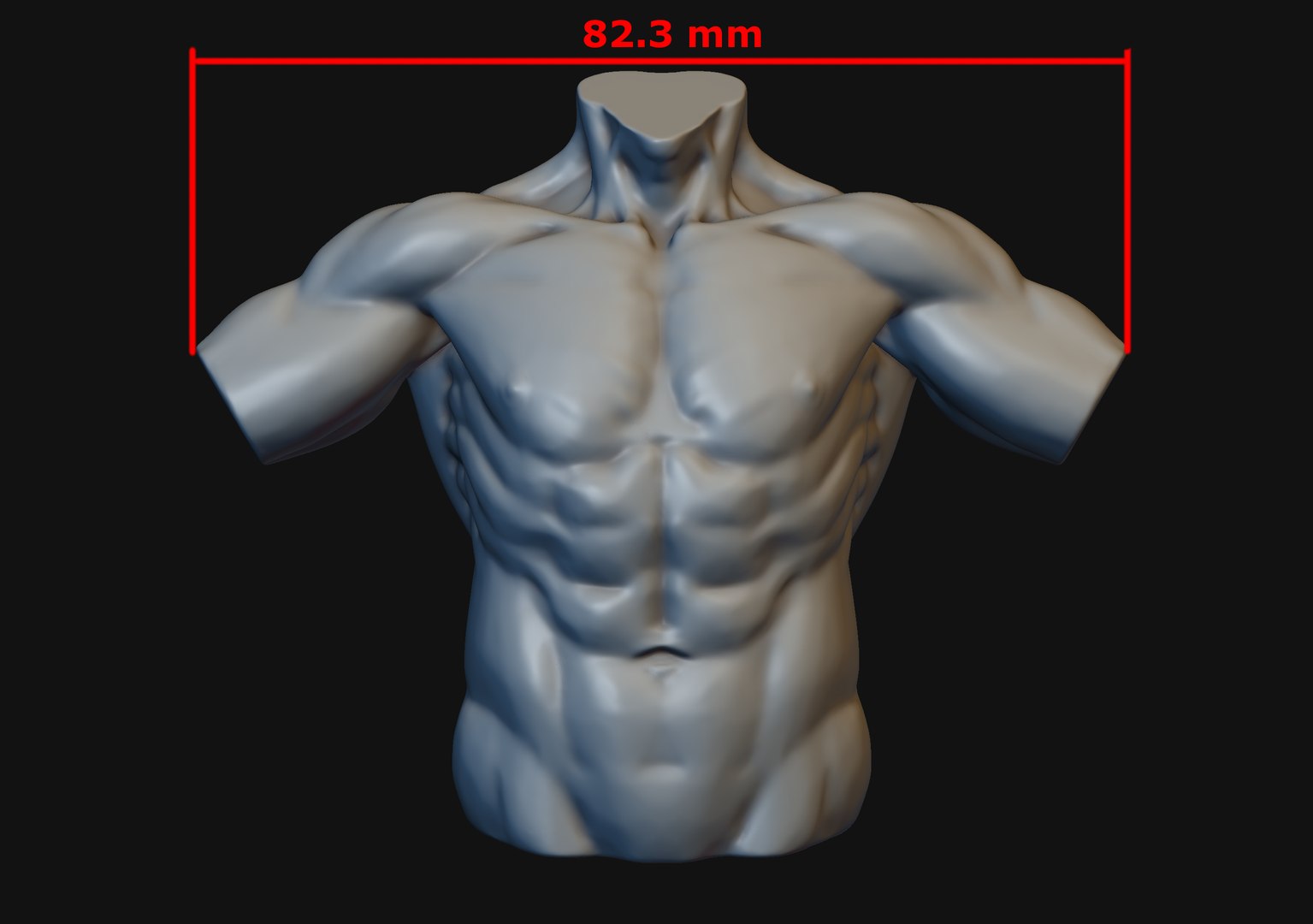 Male Torso 3D model - TurboSquid 1875387