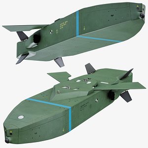 Rigged Taurus KEPD 350 Missile Green PBR