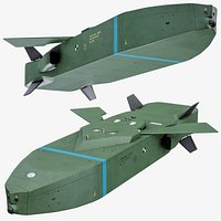 Rigged Taurus KEPD 350 Missile Green PBR