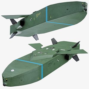 Rigged Taurus KEPD 350 Missile Green PBR