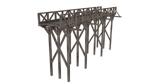 Wooden Bridge 3D