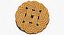 Christmas Chocolate Biscuit 03 3D model