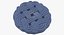 Christmas Chocolate Biscuit 03 3D model