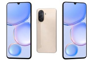 Huawei Nova Y71 Gold Low Poly model
