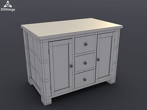 3d model of stand closet