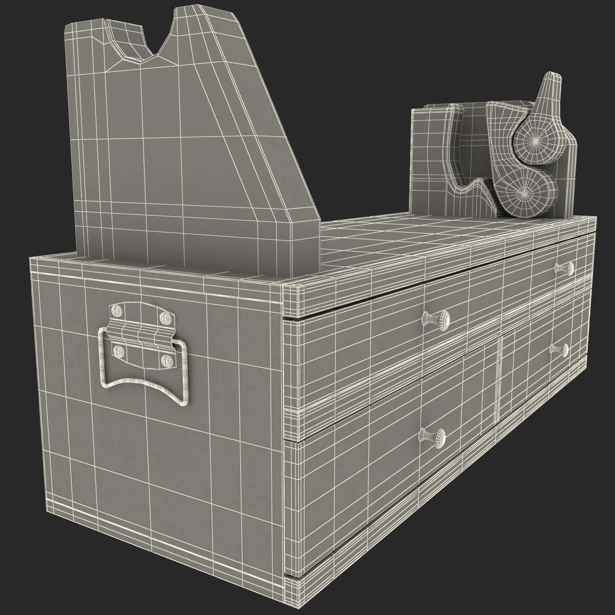 3d winchester gun cleaning station model
