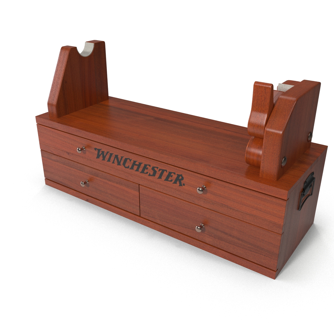3d Winchester Gun Cleaning Station Model