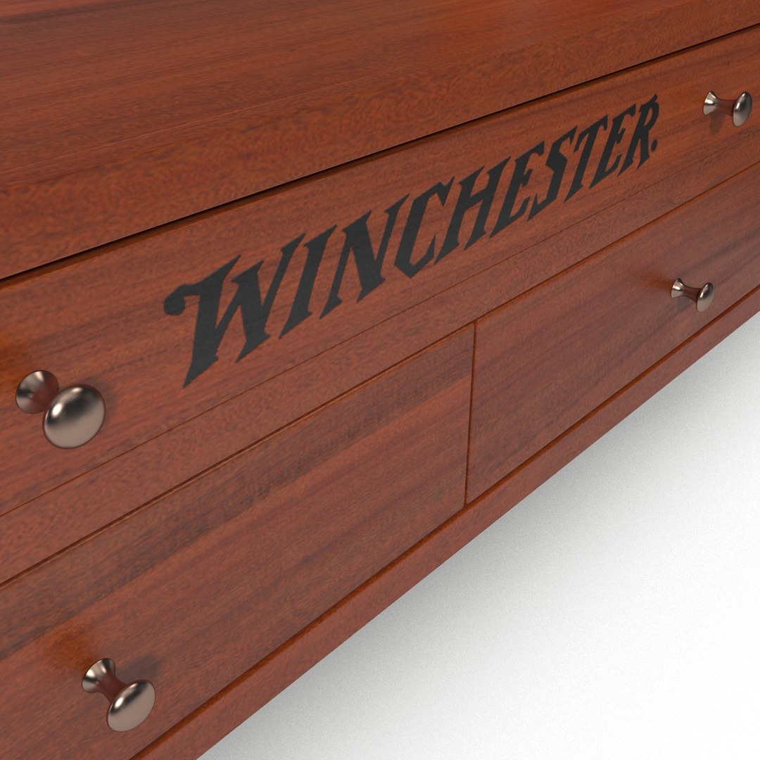 3d Winchester Gun Cleaning Station Model