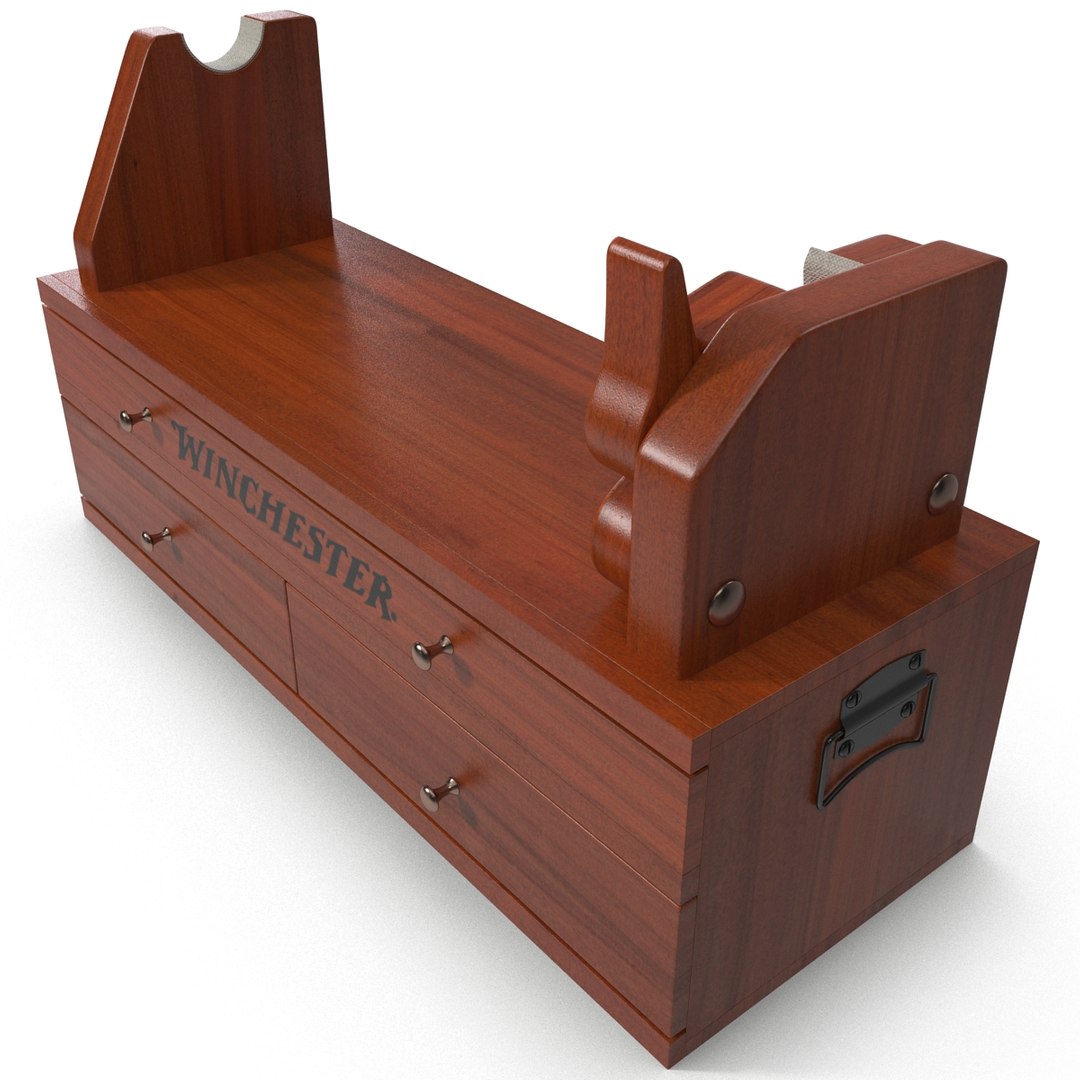 3d Winchester Gun Cleaning Station Model