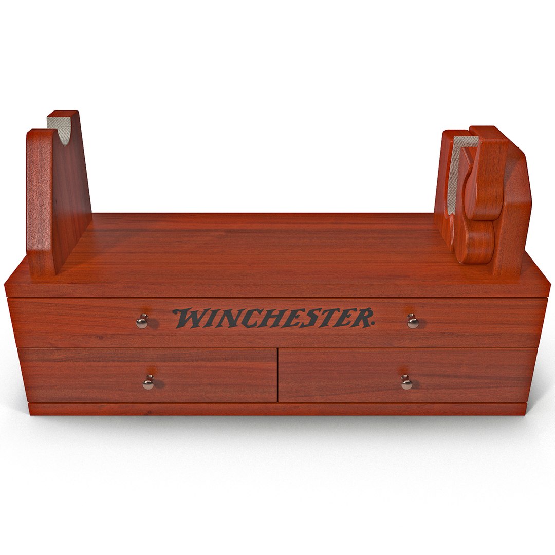 3d Winchester Gun Cleaning Station Model