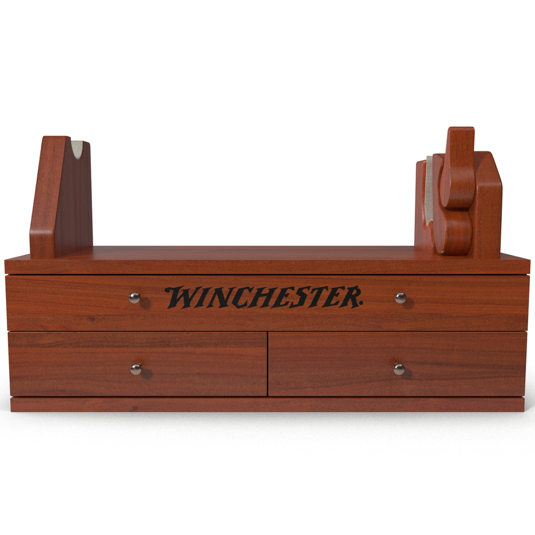 3d winchester gun cleaning station model