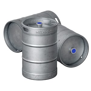 Beer Keg metal barrel barrel cylinder