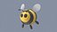 Cartoon Bee 3D model