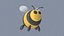 Cartoon Bee 3D model