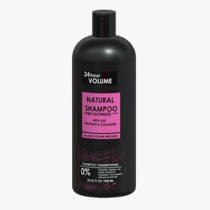 Natural Shampoo Low Poly model